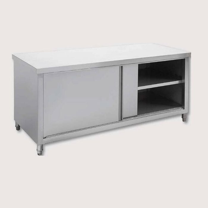 Modular Systems Quality Grade 304 S/S Pass Though Cabinet ( Double Sided ) - 1500mm W x 700mm D x 900mm H