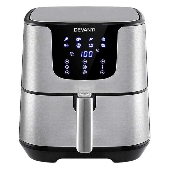 Devanti 7L 1700W Stainless Steel Air Fryer