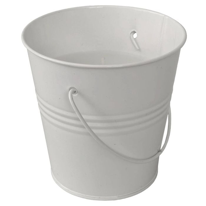 Marquee Steel Tin Citronella Candle White