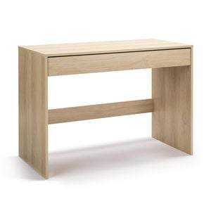 Belle Computer Desk Student Study Office Desk with Drawer Oak