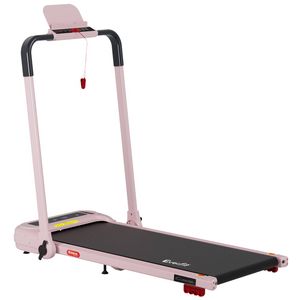 Everfit 3 In 1 Treadmill Electric Walking Pad With Incline Foldable For Home Gym Pink
