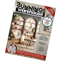 Bunnings magazine July 2026 issue front cover on a tilted angle.