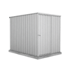 Absco Sheds 1.52 x 2.26 x 1.8m Zincalume Basic Single Door Garden Shed