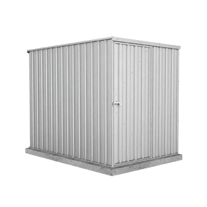 Absco Sheds 1.52 x 2.26 x 1.8m Zincalume Basic Single Door Garden Shed