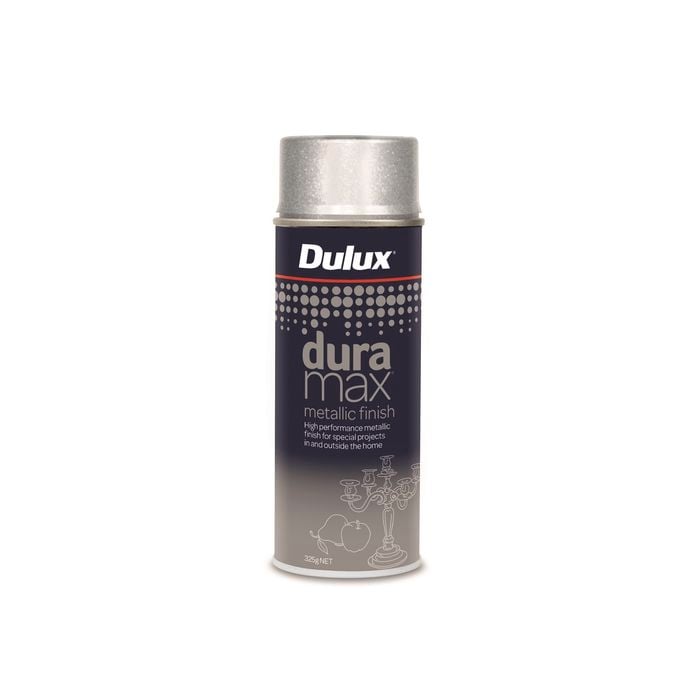 Dulux 325g Duramax Metallic Silver Spray Paint