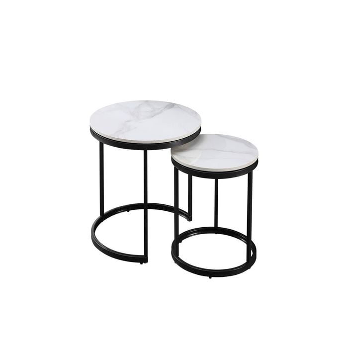 Elegant Collections Black Romana 60x45cm Coffee Table
