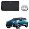 Front Windscreen Sun Shade for Peugeot 5008 SUV 2017 - Current (P87) - Standard 150 x 85 cm - Black