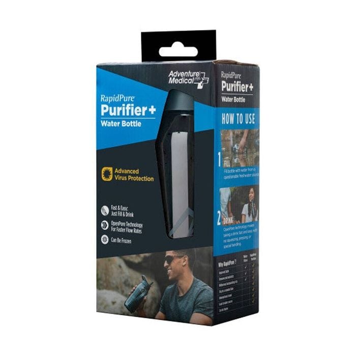 RapidPure Purifier Water Bottle UltraCeram Virus Protection Fast Flow 1L Triton