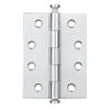 Lemaar 100 x 75 x 2.5mm Satin Stainless Steel Loose Pin Flat Tip Hinge