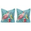 2PK LVD Cushion Pillow Galah Home/Lounge Decor 45cm Square