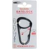 Bico Keysafe Silver/Black GateLock No 4 Carabiner Key Ring
