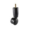 Move It 3 / 8" Thread Black Bed Leg