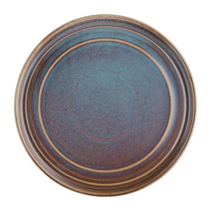 Olympia Cavolo Flat Round Plate Iridescent 220mm 6 Pack Dinnerware Tableware