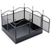 Advwin 8 Panel Pet Playpen Heavy-duty Dog Cage Pet Fence Pet Enclosure Cage