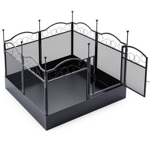 Advwin 8 Panel Pet Playpen Heavy-duty Dog Cage Pet Fence Pet Enclosure Cage