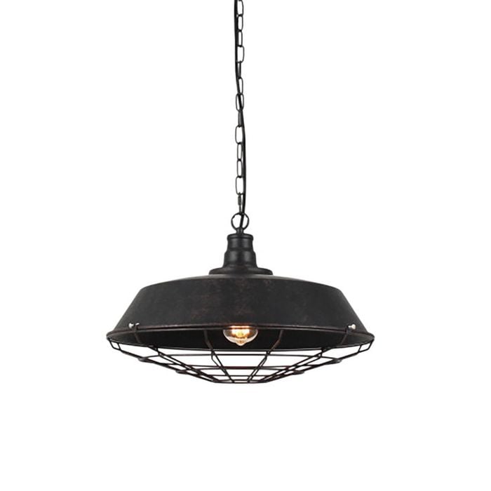 Amonson Lighting Vintage Wire Steel Pendant Light-Rustic