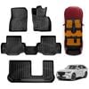 3D Heavy Duty All Weather Car Mats Floor Liner Full Set for Mazda CX-90 CX90 7-Seater 2023-Onwards