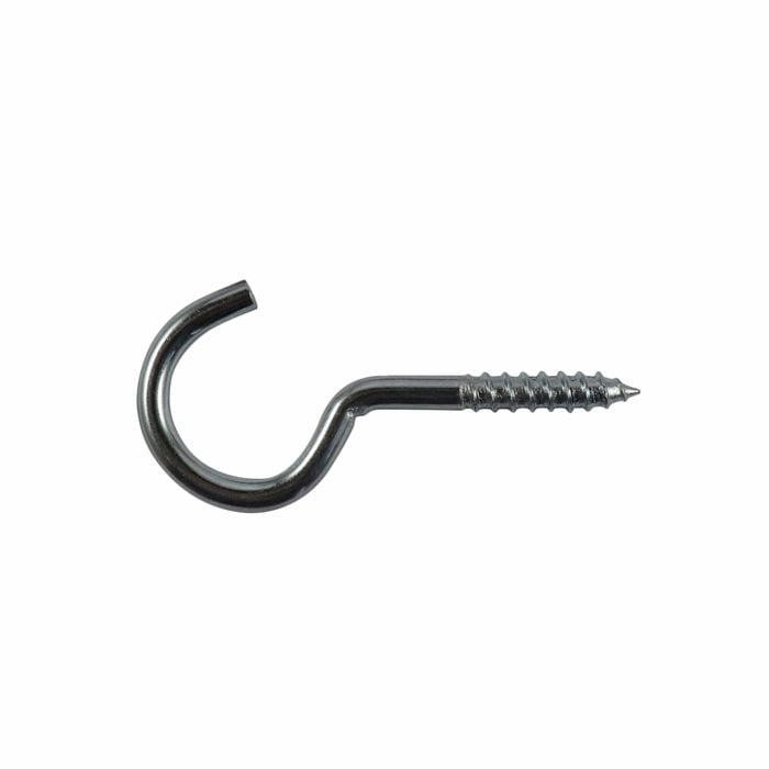 Everhang 70 x 4.8mm Zinc Plated Screw Hook - 15 Pack