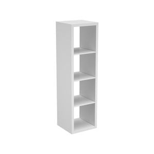 Flexi Storage Clever Cube 410 x 1460 x 390mm White 1 x 4 Storage Unit