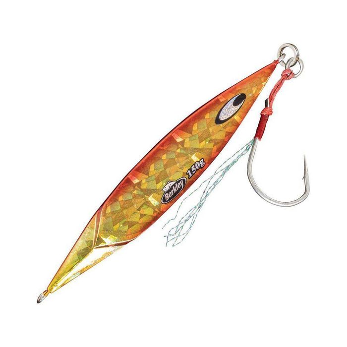 Berkley Skid Jig Fishing Lure 150g Metal Jig AkaOrange/Gold