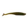 Swimerz Soft Shad 100mm Paddle Tail Lure, Green Pumpkin, 6 Pack