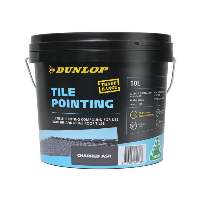 Dunlop 10L Tile Pointing Charred Ash - Charred Ash