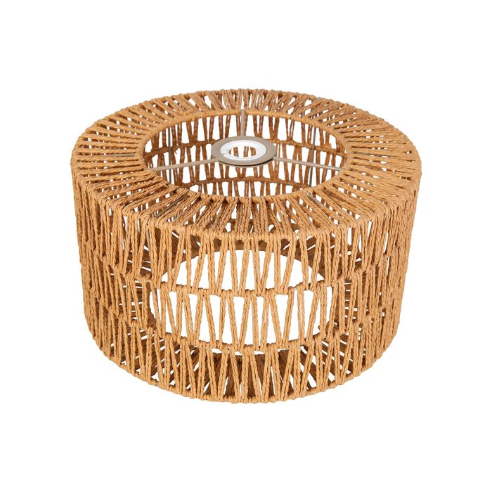 Emitto Ceiling Pendant Light Shade Boho Woven Lamp Cover Home Decor Yellow