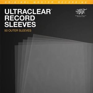 Mobile Fidelity Ultraclear Vinyl Record Outer Sleeves MoFi 50 Pack MFSLCOS