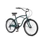 Progear Miami S7 Mens Cruiser Bike 26" x 19" Forest Green