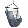 Costway Caribbean Hammock Chair Stretchable Swing Tassel Camping Grey