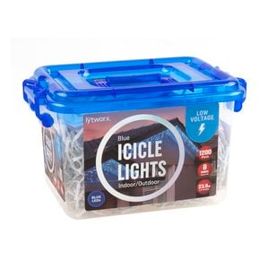 Lytworx Low Voltage Blue Icicle Lights Pk1200