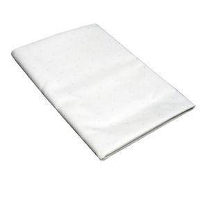 Jacquard Tablecloth 150 x 225 cm White Design 7