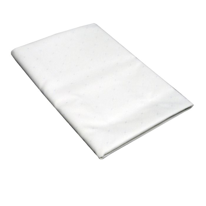 Jacquard Tablecloth 150 x 225 cm White Design 7
