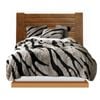 Anycozy Throw Blanket 160×200cm White Zebra Plush Fur Soft Warm Autumn