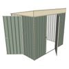 Build-a-Shed 1.5 x 2.3 x 2m Hinged Door Tunnel Shed with Hinged Side Door - Green