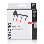 VELCRO Brand 50mm x 2.5m White Heavy Duty Hook and Loop Tape VL25585