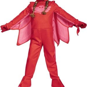 Deluxe Glowing Girls Pj Masks Toddler Owlette Costume - Small