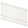 ProtectorAl 1201-2400W x 1500H Surfmist Radiator Pool Fence Panel Raked Up to 15º