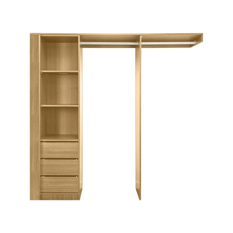 Lugna 1500 - 1800mm Sand Pack 2 Opening Built in Wardrobe Package