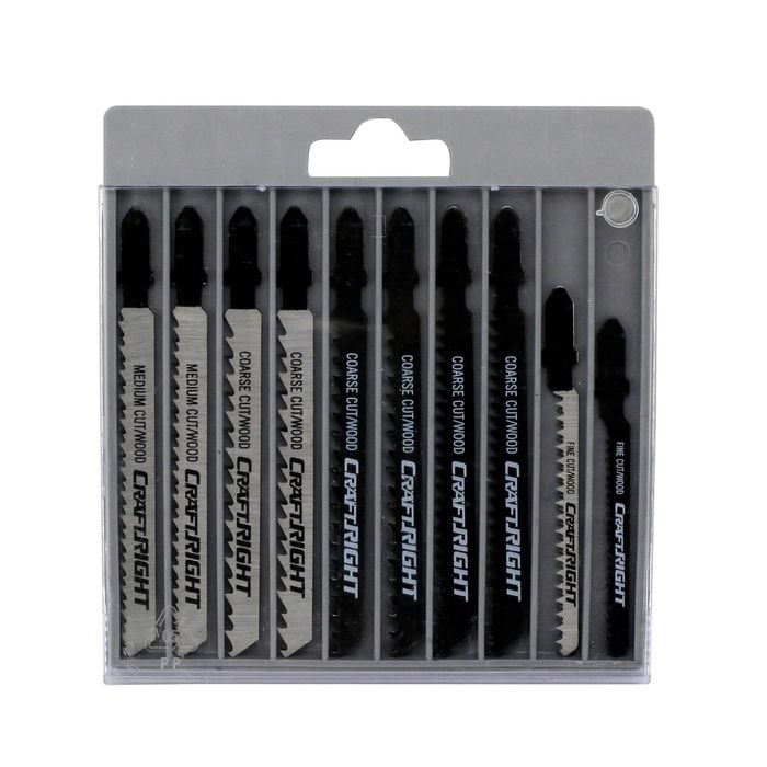 Craftright 10 Piece Jigsaw Blade Set