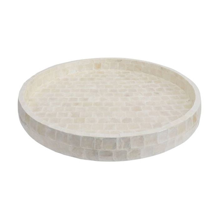Lvd Edge Bamboo Round Serving Lazy Susan Home Kitchen Decor 35x35x6cm
