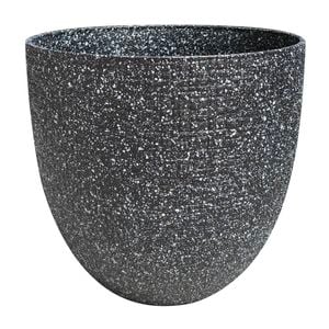 Northcote Pottery 30cm Black Riley Egg Pot