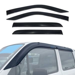 AUSGO Luxury Weather Shields for Toyota Hilux Dual Cab 1997-2005 Weathershields Window Visors Wind Deflectors
