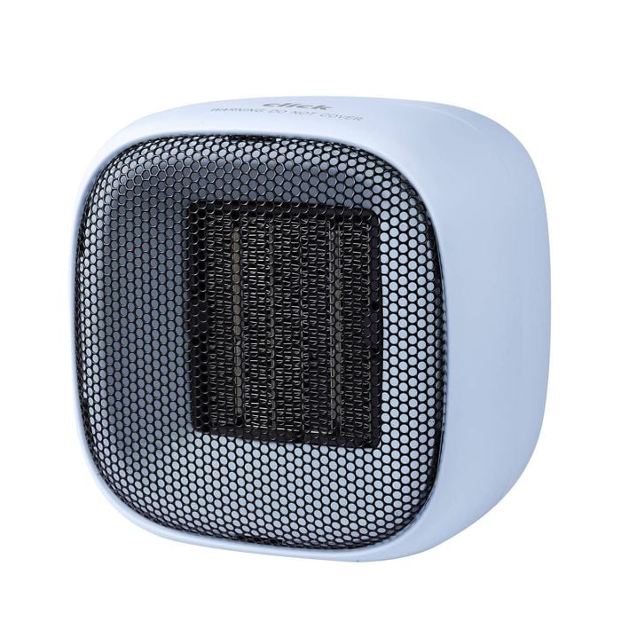 Click 600W Pastel Blue Desktop Ceramic Heater