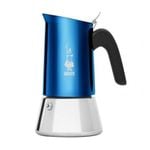 Bialetti Venus 6 Cup Blue Stainless Steel Espresso Maker