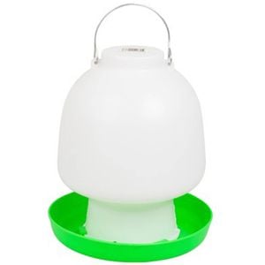 Avione Poultry Green & White Plastic Drinker 2.5l