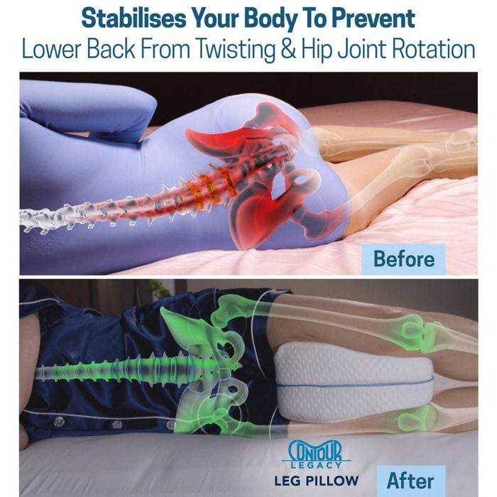 Back Pain As Seen On Tv Contour Leg Pillow Side Sleepers With