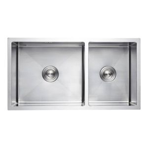 Kartrite 304 Stainless Steel Kitchen Laundry Sink 715x450mm Satin Undermount Topmount Drop-In Basin Strainer Waste