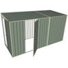 Build-a-Shed 1.5 x 3.7 x 2m Single Hinged Side Door Skillion Shed - Green