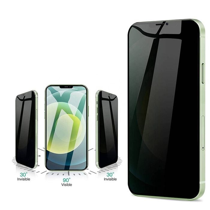 Nuglas 2x Screen Protector Flat Clear Privacy Tempered Glass Iphone12 Pro Max